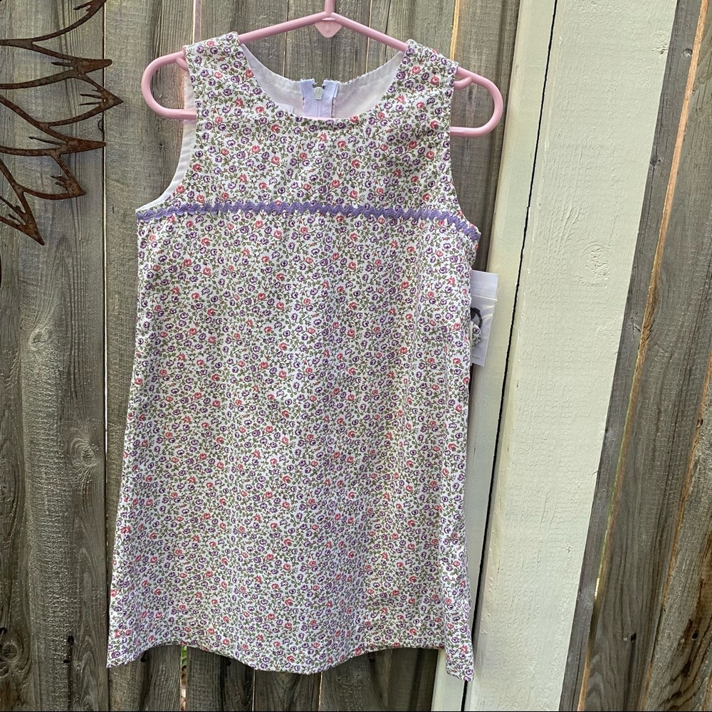 Hillary Brooke Creates handmade Lavender or Floral dress size 4